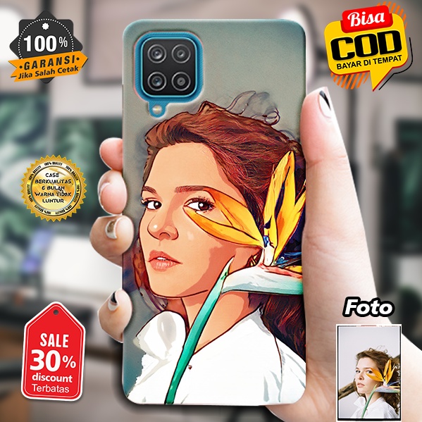 Case Custom Samsung A12 Kualitas High Grade Vektor / Banyak Pilihan Bahan / Luxury Glass Case Samsun