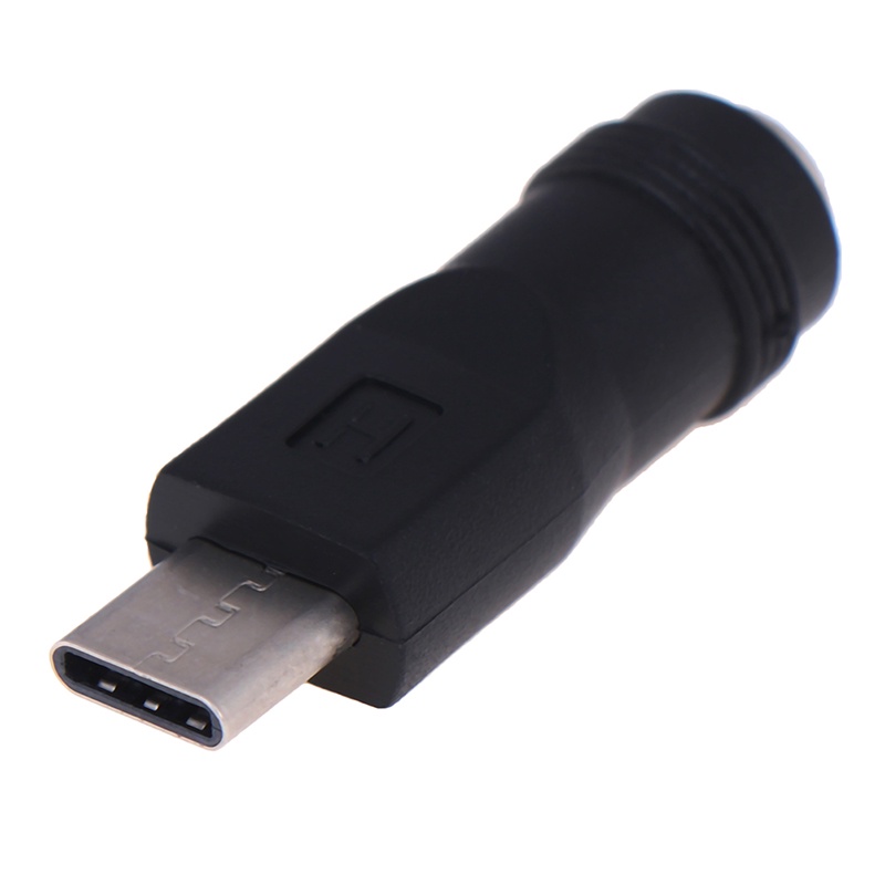 【Theredsunrisesiwy.id】1pcs 5.5*2.1mm Female jack to Type-C 3.1 Male Plug 90 / 180 Degrees DC Adapter