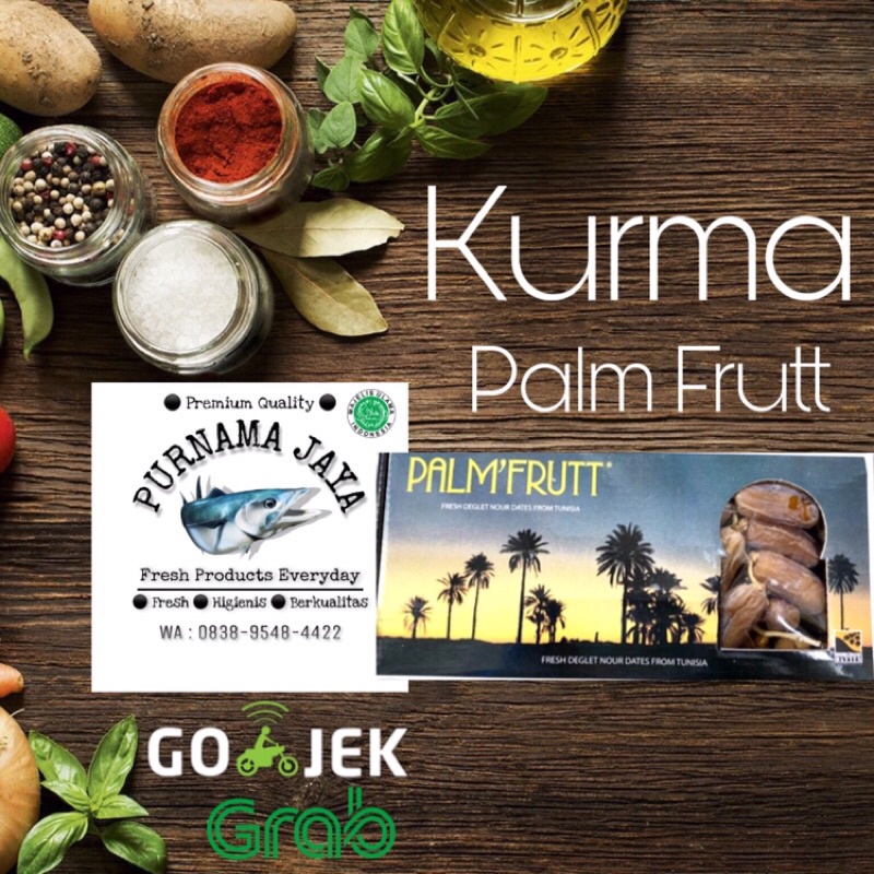 

kurma palmfruit fresh masih ada batangnya