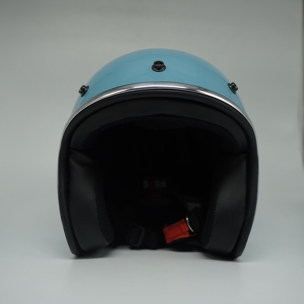 Helm Retro SADA Jitsu Tosca Blue ( Helm Classic / Helm Klasik / Helm Vespa / Helm Bogo )