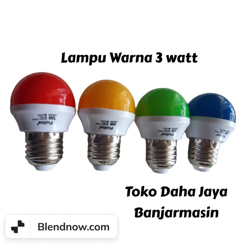 Lampu Warna LED Pioline 3 watt