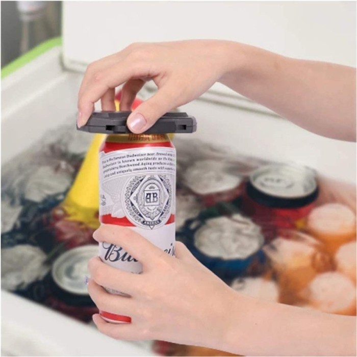 Universal Topless Can Opener Beer Bottle Opener Safety Easy Manual