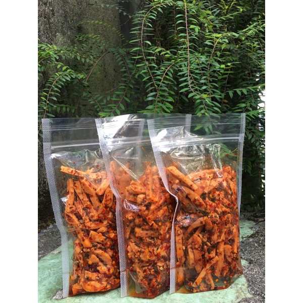 

Cemilan Basreng Mama tika pedas gurih