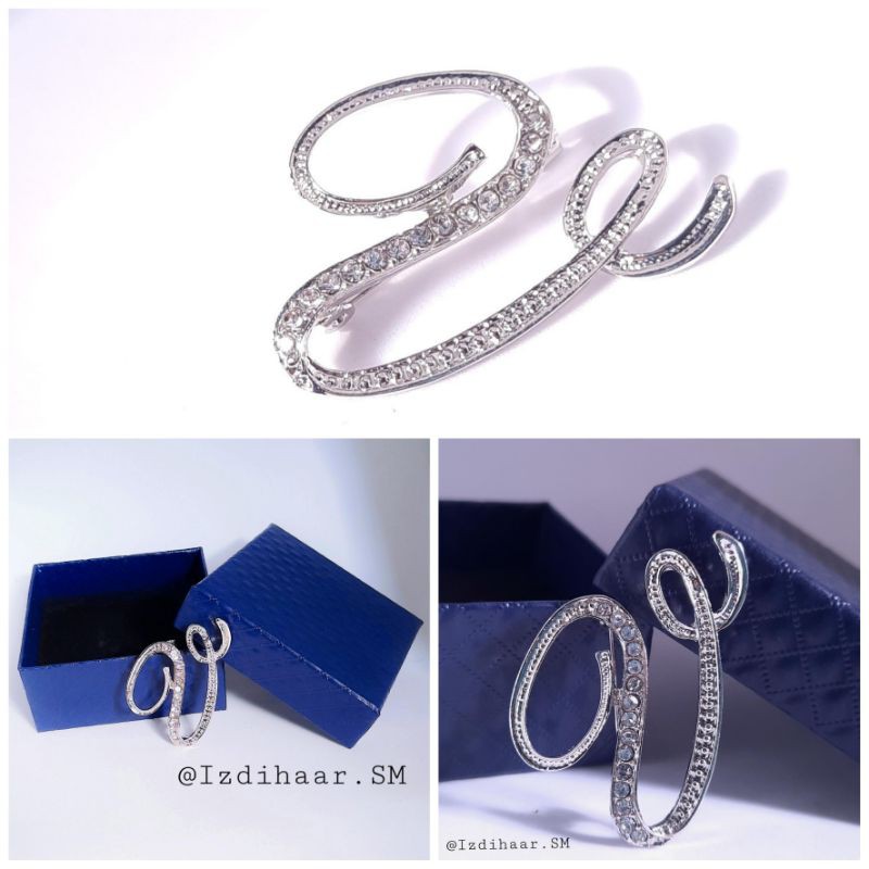 Bross huruf/bross karakter/aksesoris