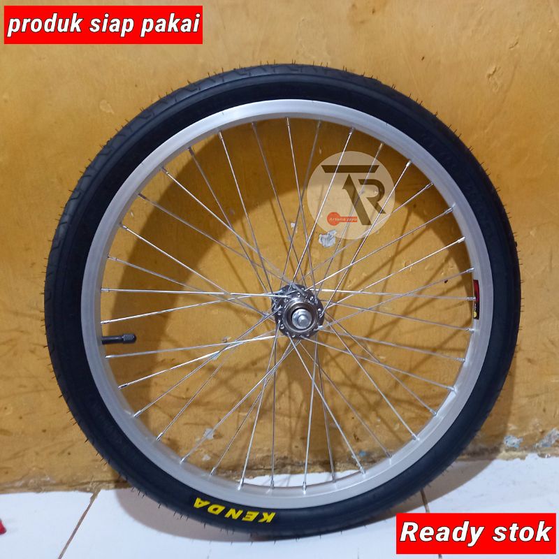 Roda sepeda 20 x 1.75 siap pakai cocok untuk semua sepeda lipat bmx minion 20 in