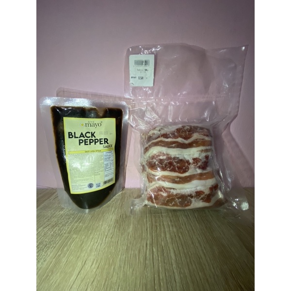 

Paket US Slice Beef 500gr dan Saus Teriyaki / Yakiniku / Blackpepper / Barbeque 250gr