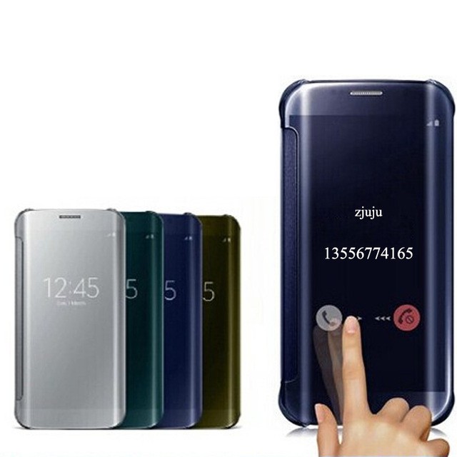 Flip Cover Samsung J6 - Sarung Buku Clear View Samsung J6 2018