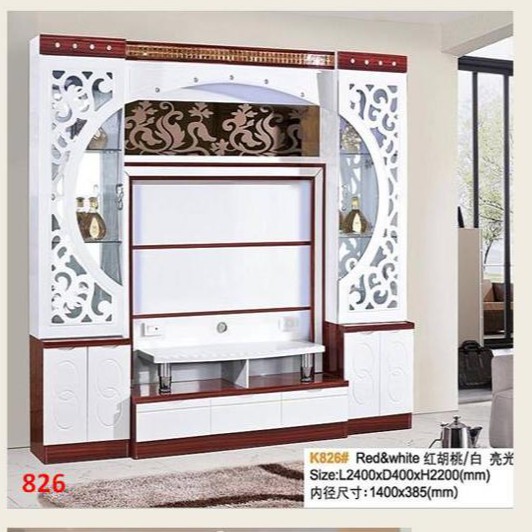 Buffet Lemari TV Classic Kayu mdf Mewah Promo Ready Makassar murah