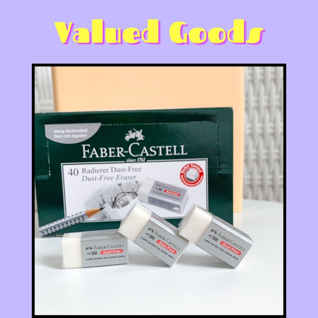 

PENGHAPUS PUTIH FABER CASTELL DUSTFREE