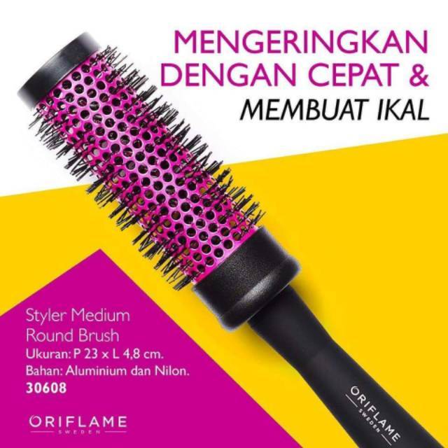 Sisir Rambut Blow Rambut Styler Medium Brush Oriflame