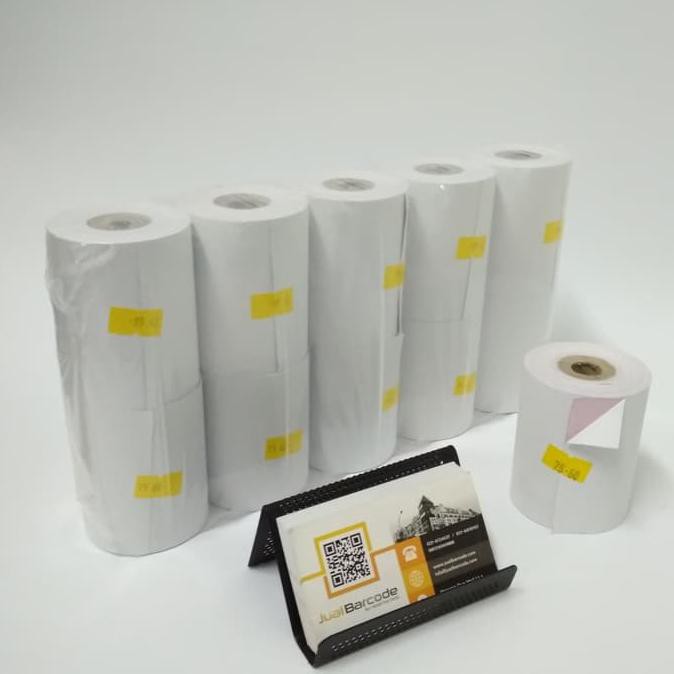 

Silahkan Order] ( 1 Pack / Slop ) Kertas Struk Kasir 60 X 75 Mm - 2Ply - Rangkap 2