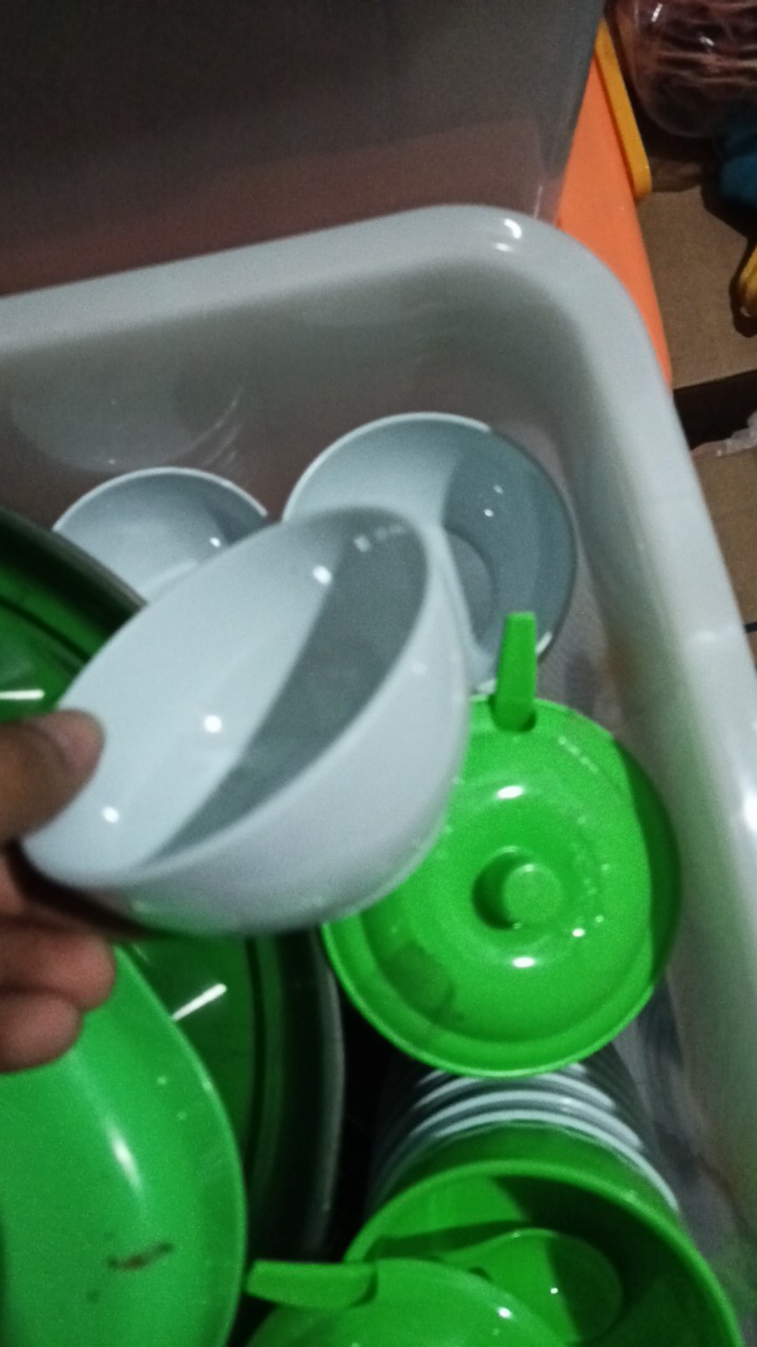 Mangkok Prasmanan Melamine Putih 3,5/ Mangkok Sup