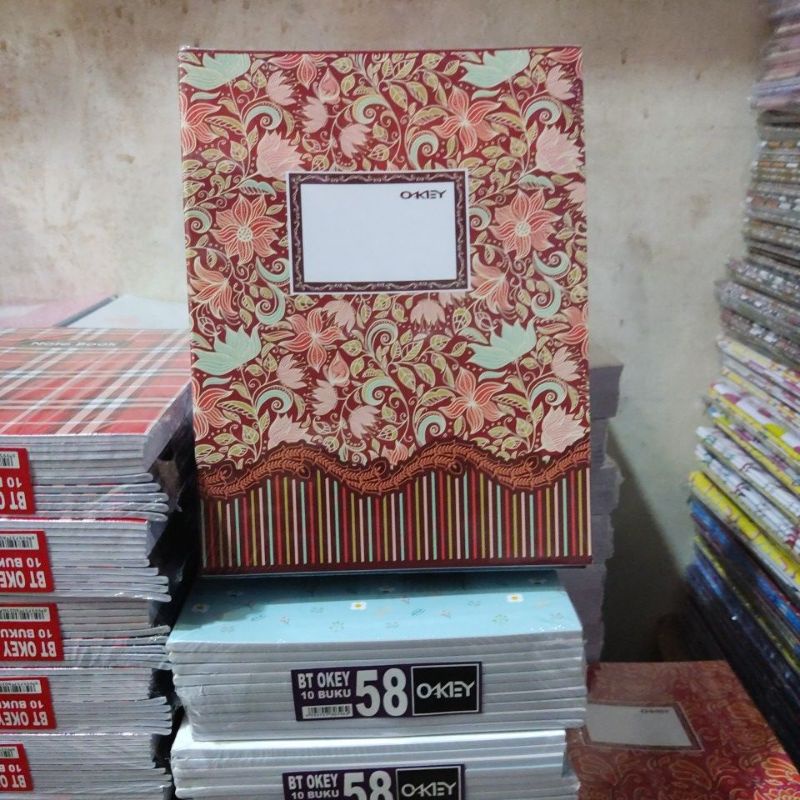 

buku tulis okey 58 lembar// buku tulis okey 58 lembar isi 10 buku