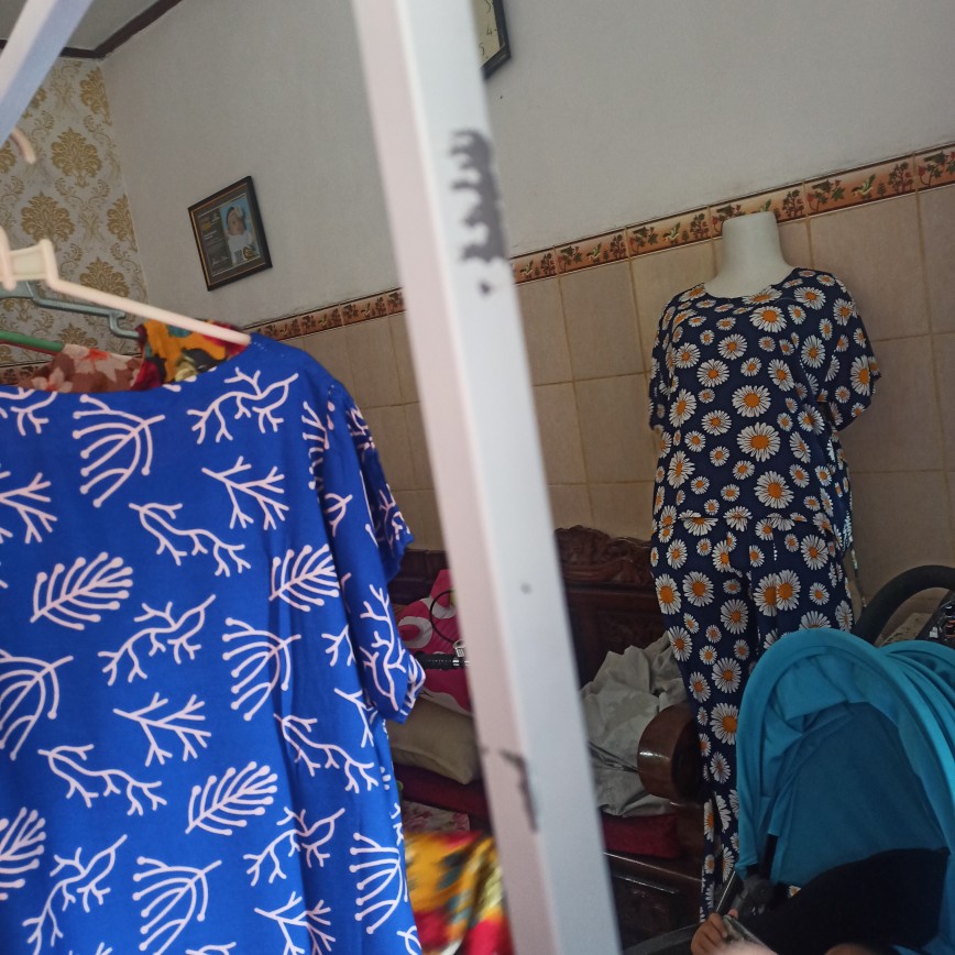 Gawangan Gantungan Baju Panjang 120cm