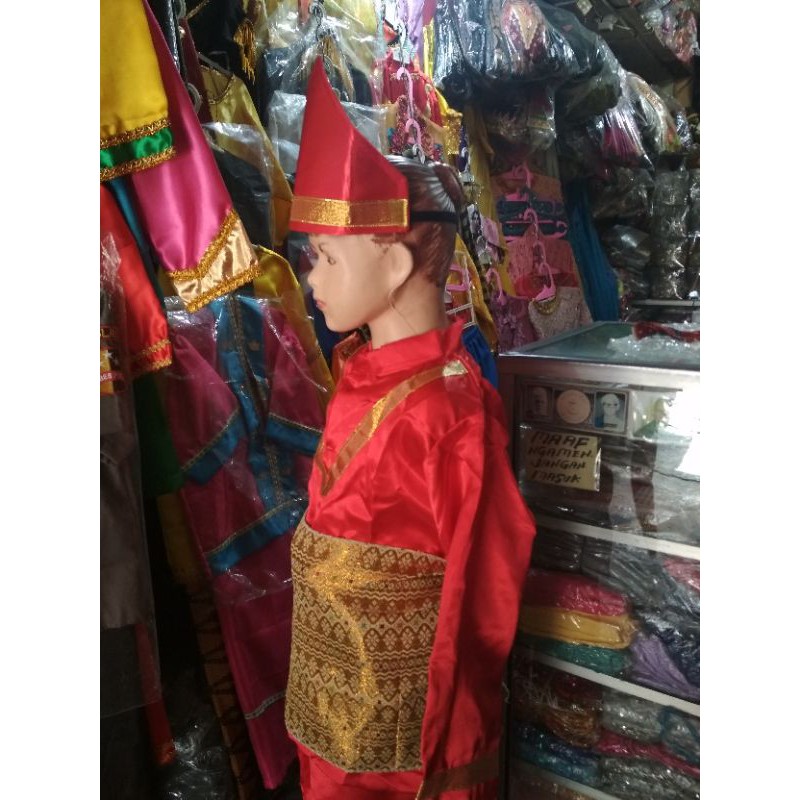 Baju adat Sumatera /Padang anak TK/SD