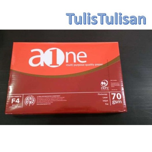 

KERTAS HVS F4 A-ONE 70GSM