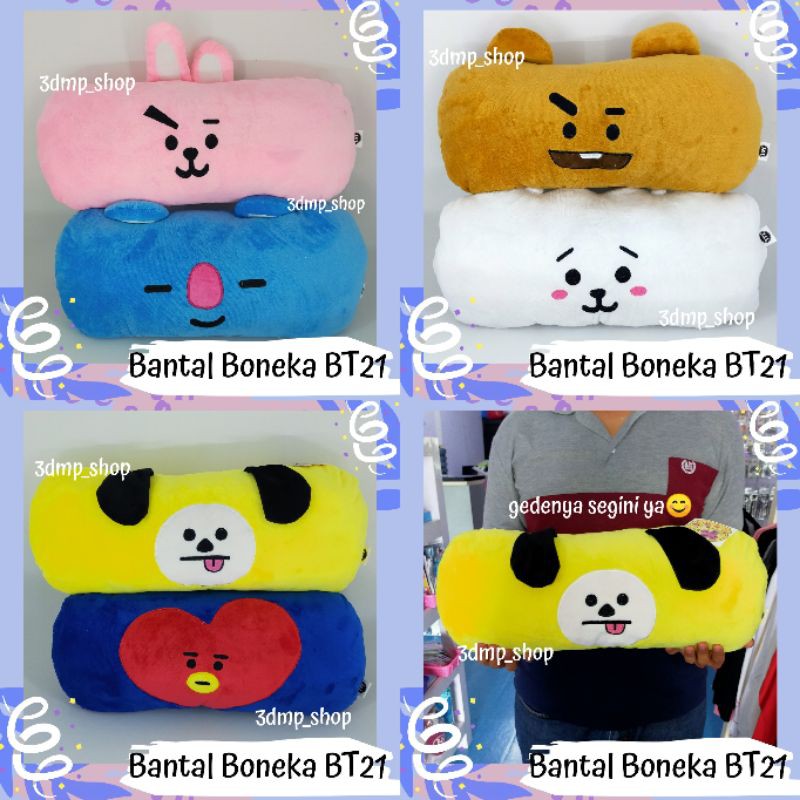 Bantal Boneka BT21 BTS Koya cooky tata chimmy shooky