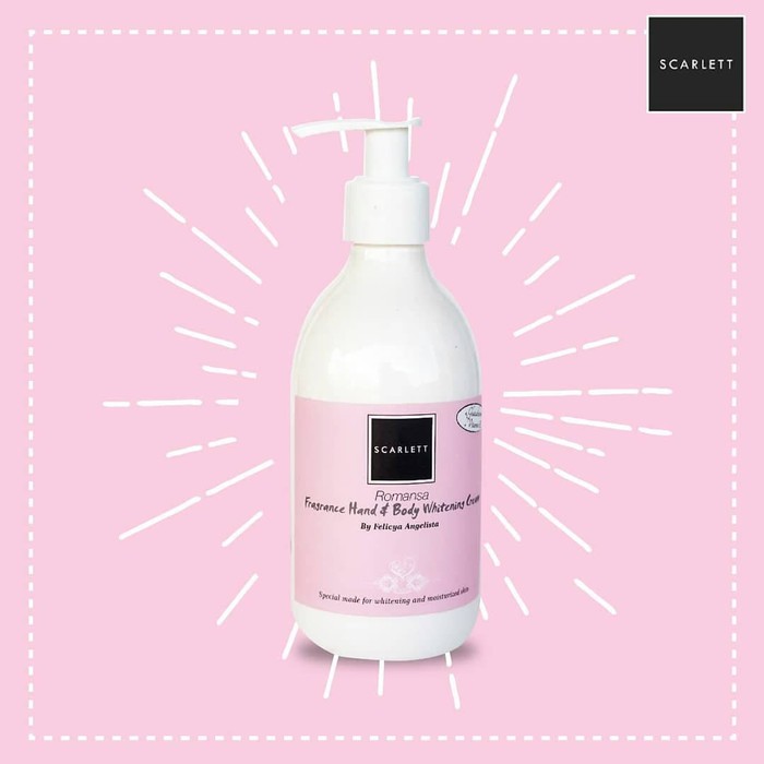 [ORI] SCARLETT ROMANSA FRAGRANCE BRIGHTENING BODY LOTION Pemutih Badan Secara Cepat dalam 2 MINGGU