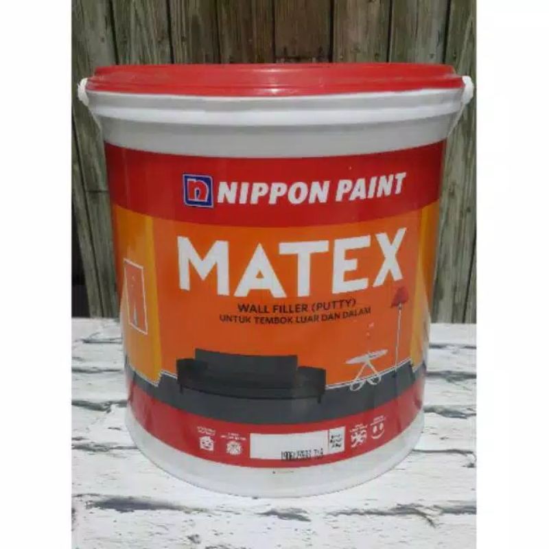 DEMPUL MATEX WALL FILLER(PUTTY) UKURAN GALONAN 4KG