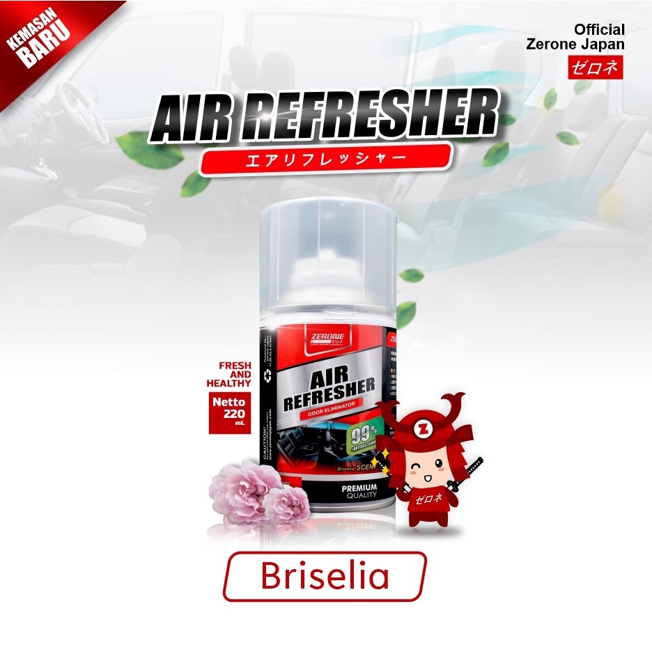 Zerone Air Refresher Penyegar Udara Interior Kabin Mobil Super Fresh AntiBakteri Anti Virus Original