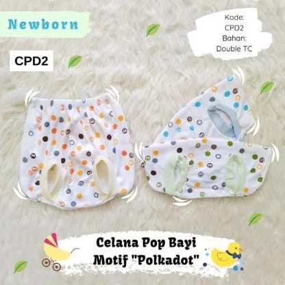 Celana Pop Onde Newborn, Celana Pendek Bayi, Celana Bayi, Celana Kacamata