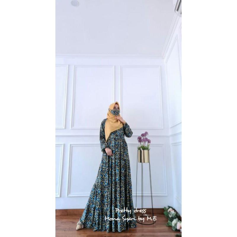 FRETTY Dress Free Masker Original Mona Syari'i By ME