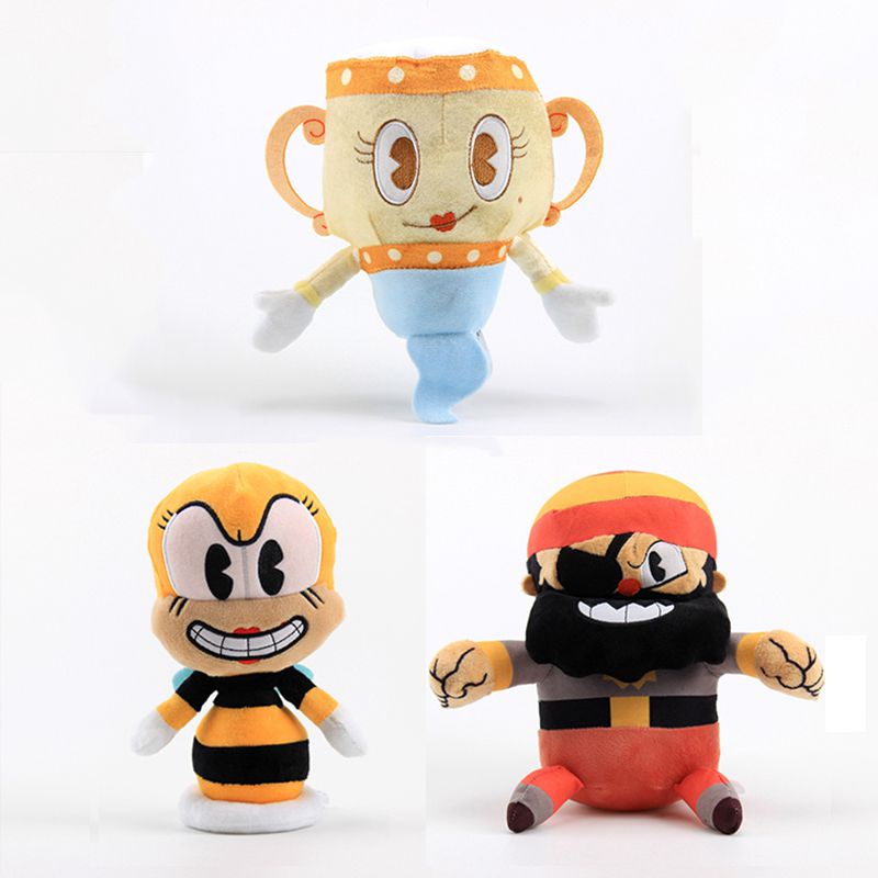 Cuphead Plush Toys Captain Brineybeard Legendary Soft Stuffed Doll Kids Gifts