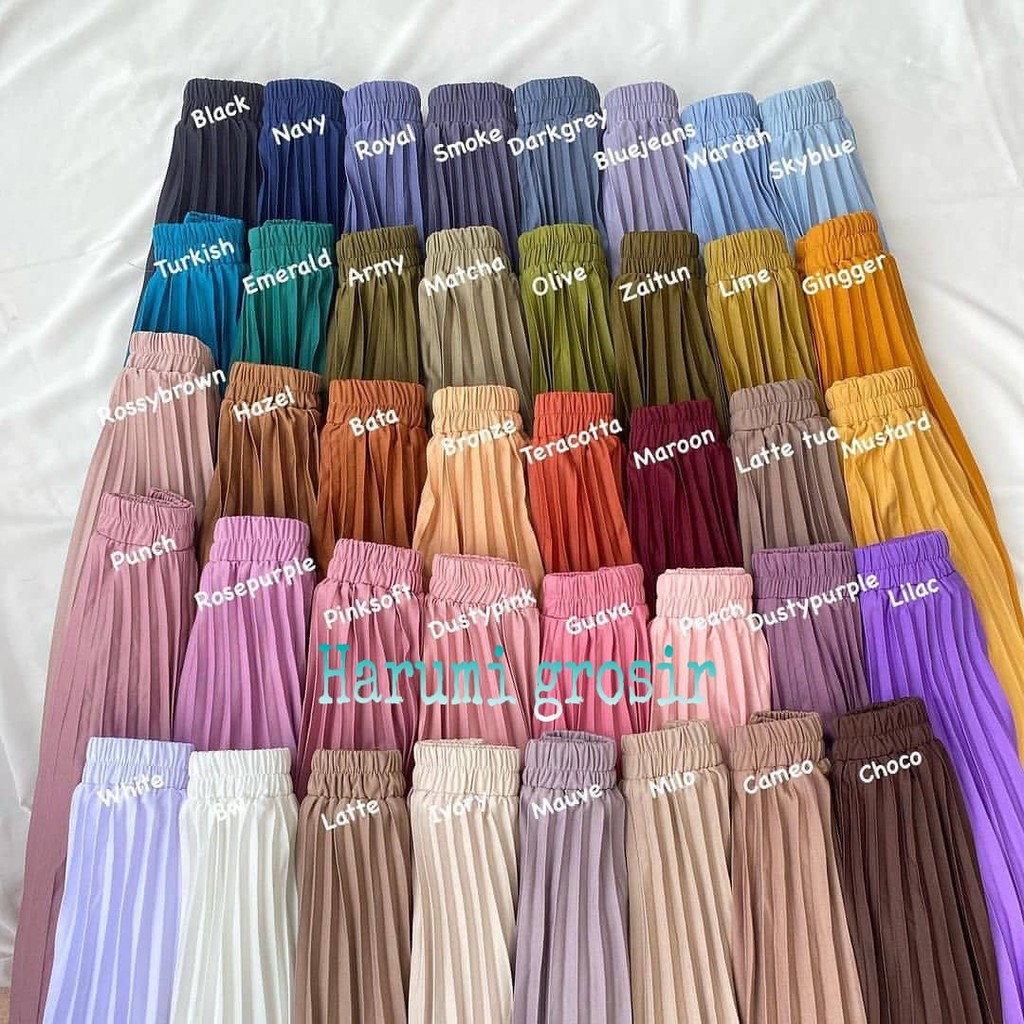 ROK PLISKET PREMIUM / ROK PLISKET JUMBO MAYUNG / ROK REMPEL BESAR