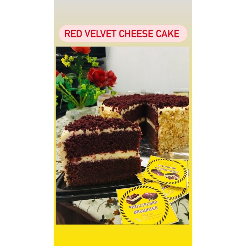 

red velvet cheese cake (per slice)