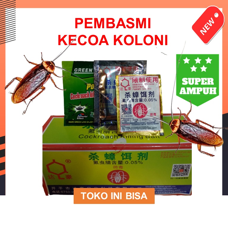 PEMBASMI KECOA SERBUK RACUN KECOA SUPER AMPUH MEMBASMI HINGGA KOLONI