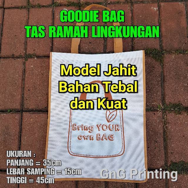 

5pcs - Goodie Bag / Goody / Spunbond / Tas Kain / Kantong Kain/ 35x15x45