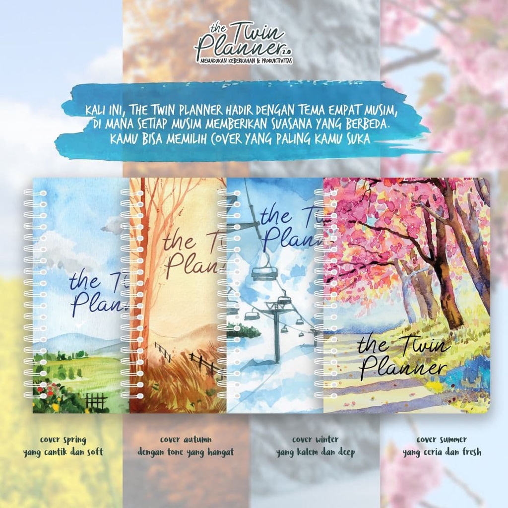 The Twin Planner - Perjalanan Menuju Keberkahan Agenda Muslimah Sejati ZAIN