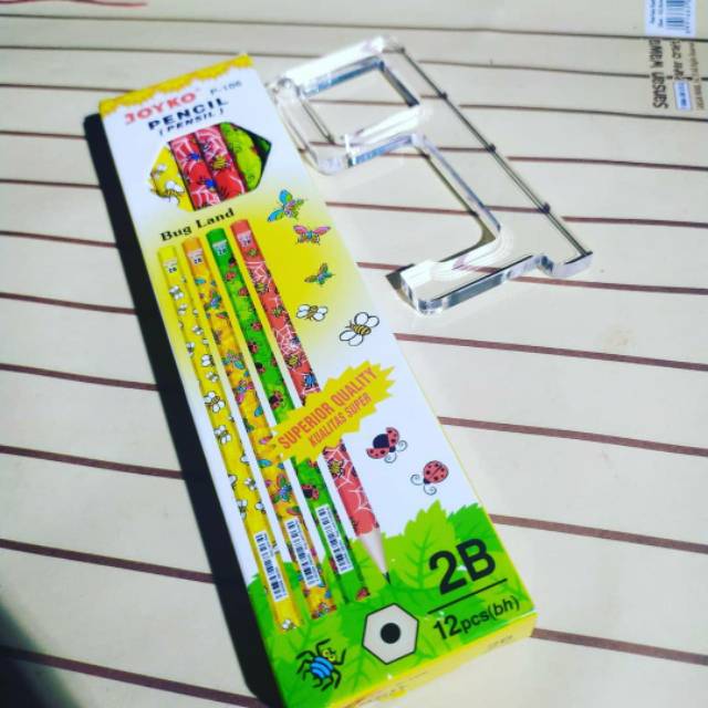 

Pensil 2B Bug Land JOYKO P-106/ P106 (12 Pcs)