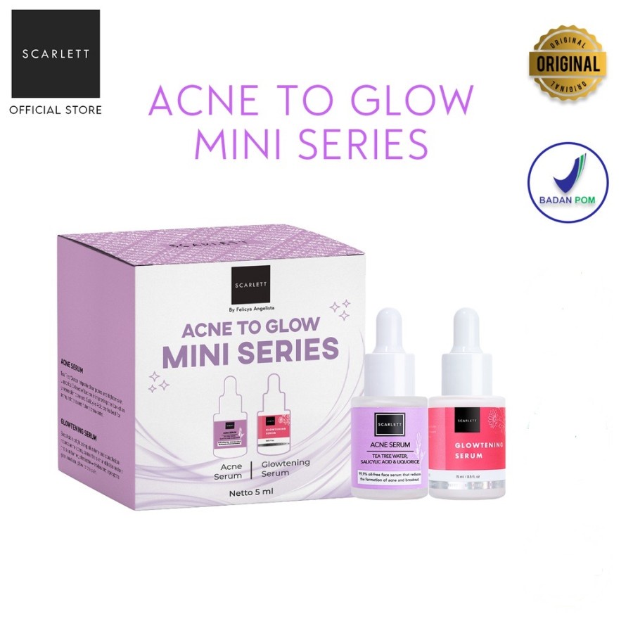Scarlett Mini series acne to glow serum