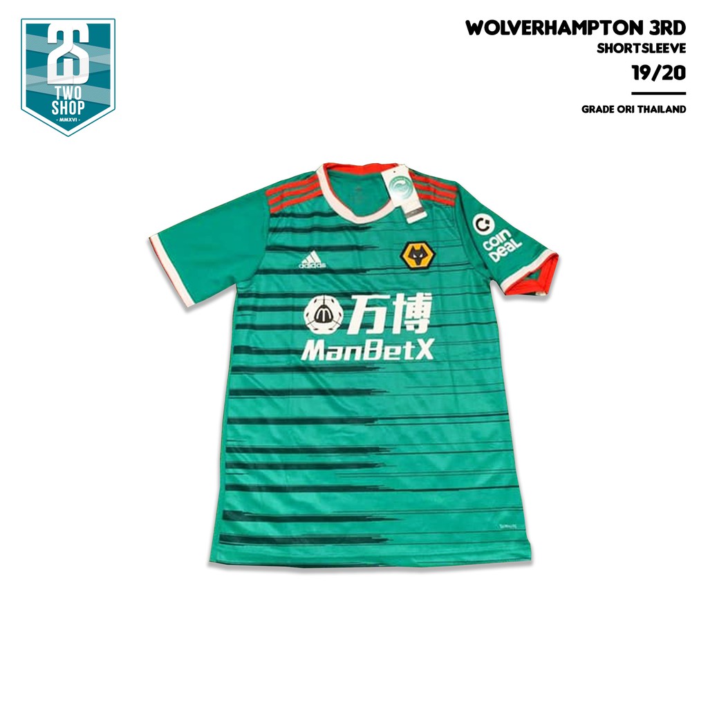 Jersey Bola Wolverhampton 3rd 2019/2020 Grade Ori