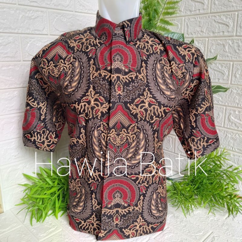 Couple Batik Ayah Anak Lengan Pendek