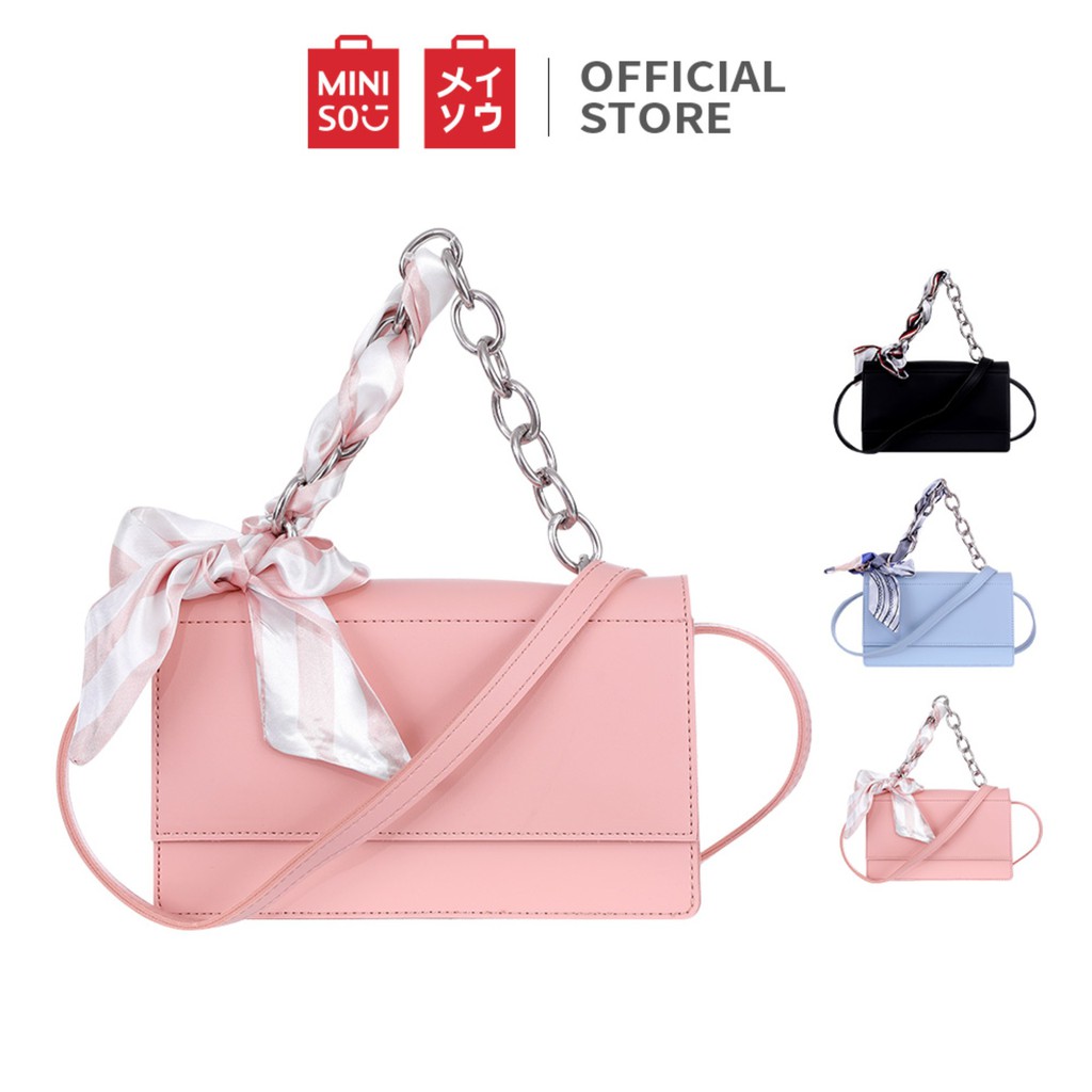  Miniso  Official Tas  Selempang Rantai Wanita Sling Bag 