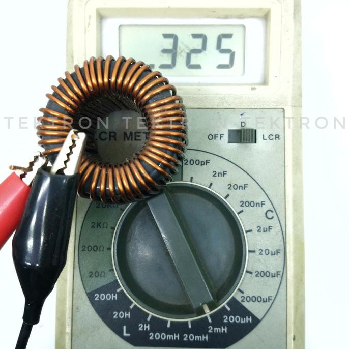 Induktor 325uH Toroid 40x30mm kawat d 1.5mm eq. 11Amp rfc LPF power D tektron22 Juara