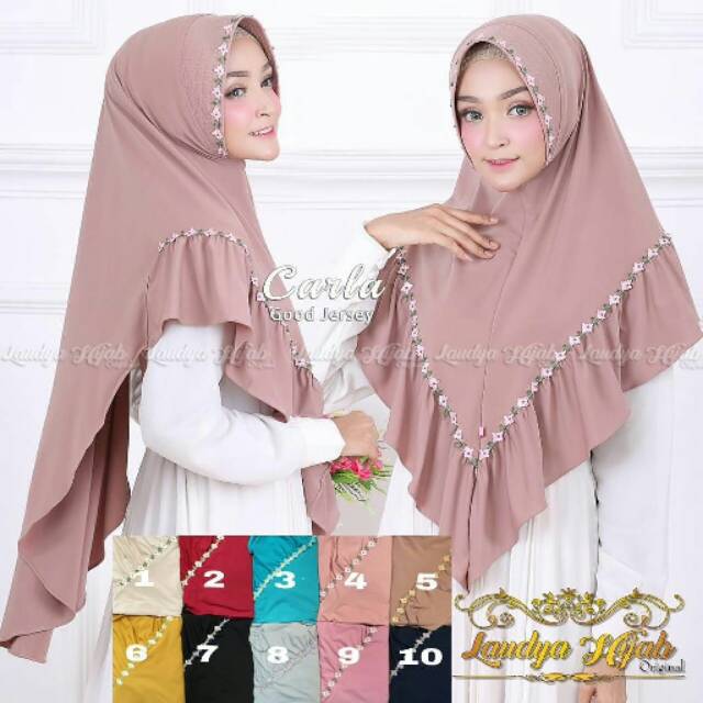 Hijab Instan Carla Good Jersey by laudya
