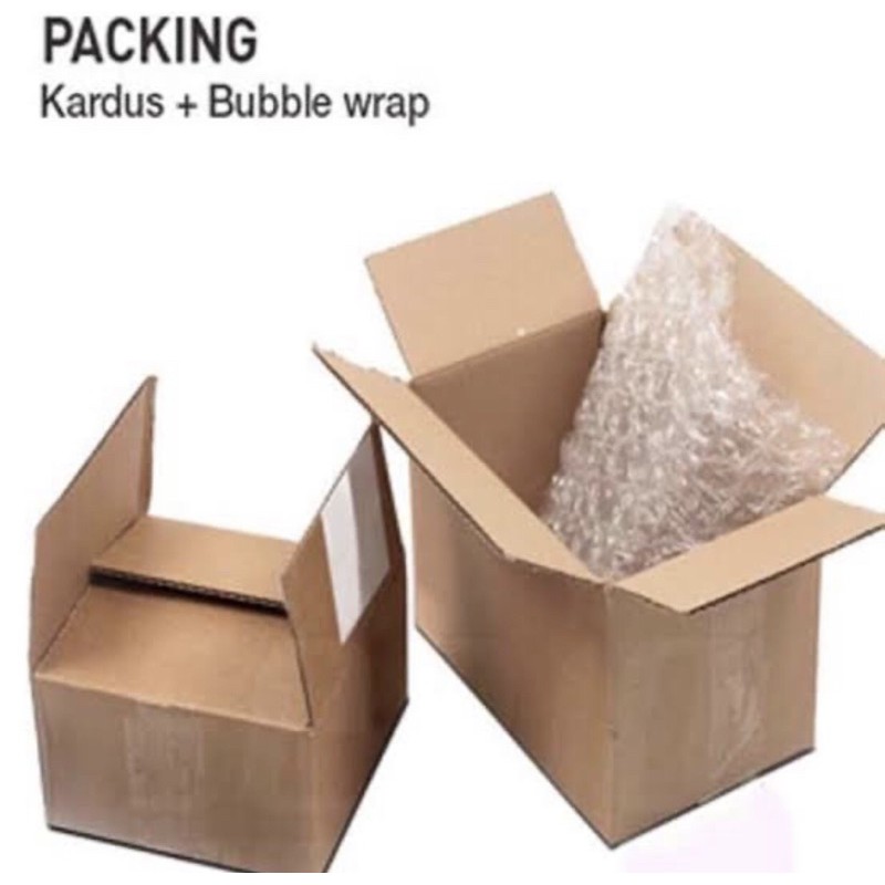 

Tambahan Extra Bubble Wrap + Kardus