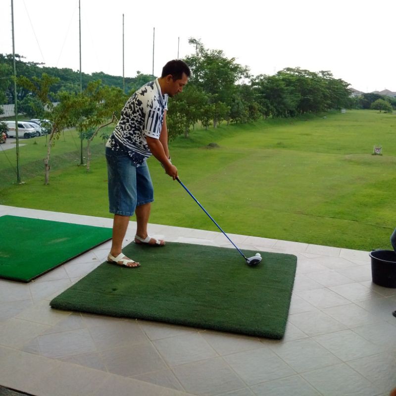 KARPET GOLF DRIVING RANGE DRIVING MAT ALAS KARPET DRIVING BOLA GOLF PREMIUM GRADE