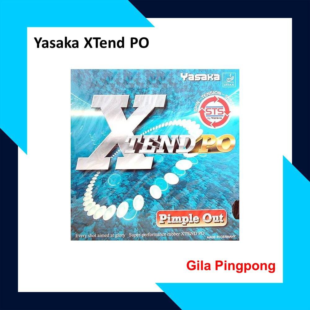 Yasaka XTend PO Karet Bat Tenis Meja Rubber Bet Pingpong Bintik