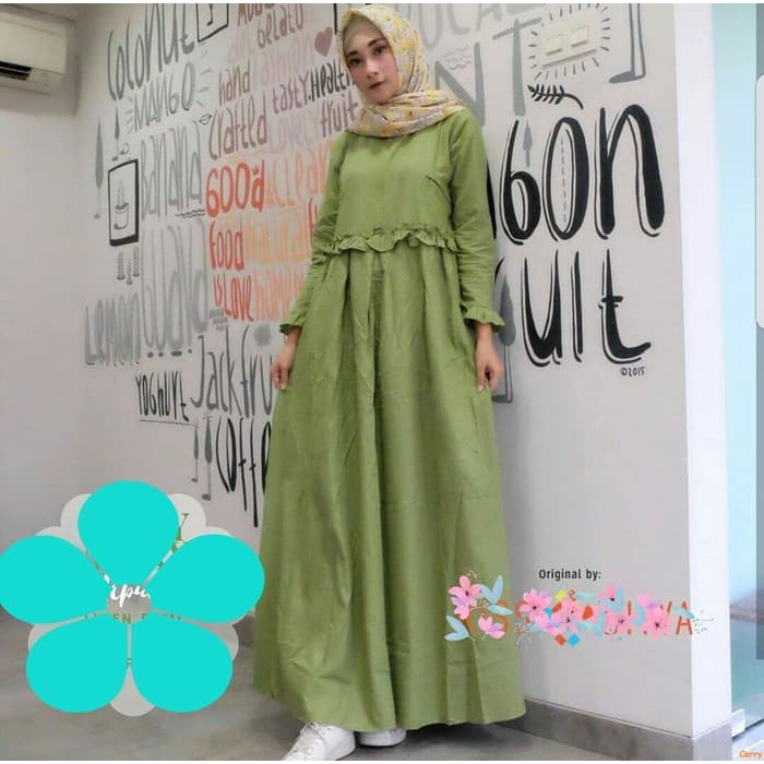 Model Busana Muslim Terbaru Maxy Zippy Baju Gamis Wanita Gamis Wanita Modern Gamis Polos Simple Al Shopee Indonesia