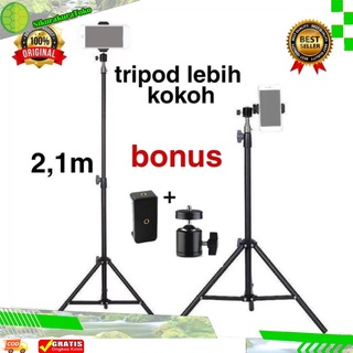 (SKR) Tripod 2M Bonus Head Ball dan Holder G Tripod 2,1 Meter Bonus Holder U