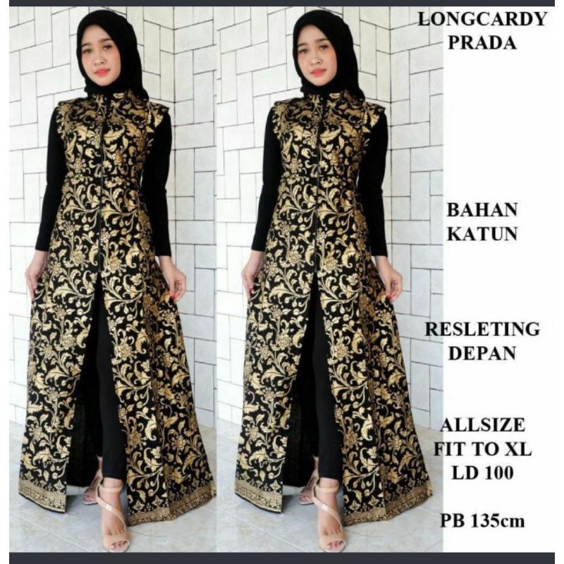 LONGCARDY BATIK WANITA BAJU BATIK WANITA PESTA BAJU KONDANGAN OUTER