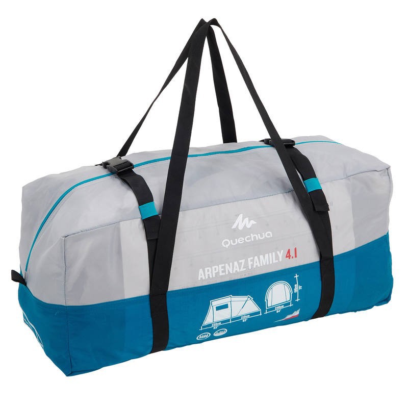 QUECHUA Arpenaz 4.1 Family Dome Tent Tenda Camping untuk 4 Orang - Fresh and Blue