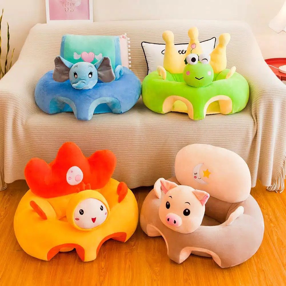 PROMO HAPPY! Gratis Isi Sofa kursi bayi lucu karakter belajar duduk FREE DAKRON n Vakum