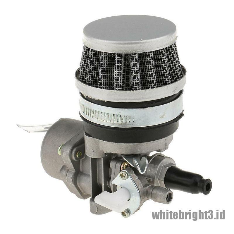 Karburator Filter Udara Mini Warna Putih Untuk Motor Dirt Bike 47cc 49cc