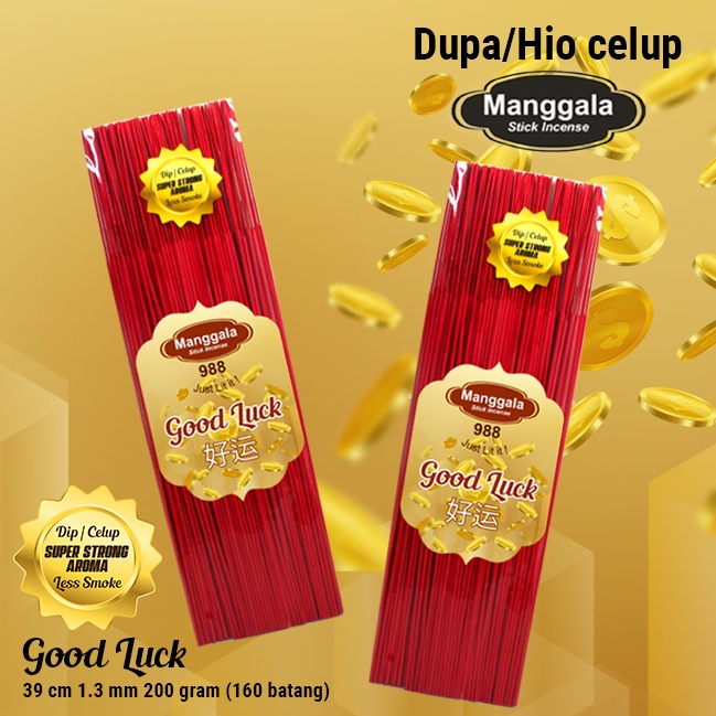 Dupa / Hio Wangi Good luck Manggala Stick Merah 39 cm 200 gr