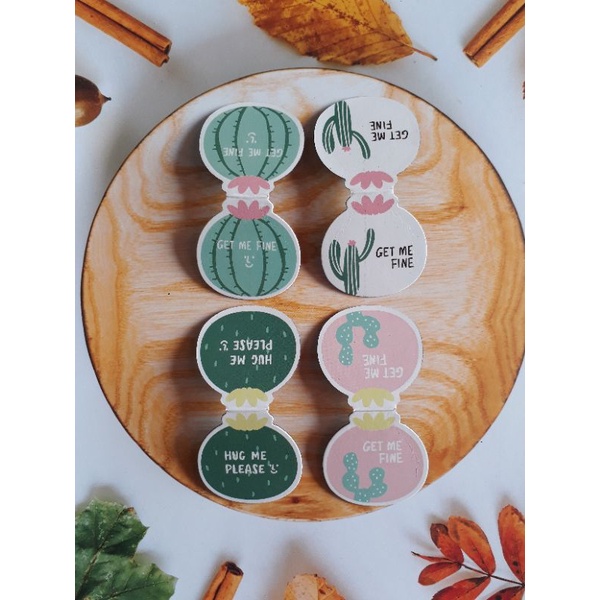 

SUNSIN SS-12778 Pembatas Buku Lucu Unik Set isi 4pcs Bookmark Magnet Hug Me Please